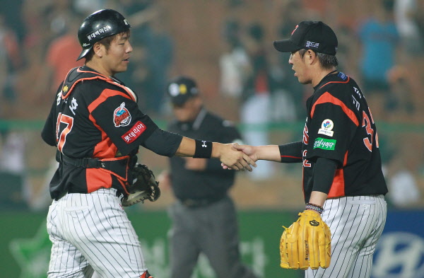 게임을 승리하고 있다